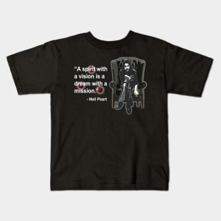 Rush - Neil Peart MISSION Quote Kids T-Shirt